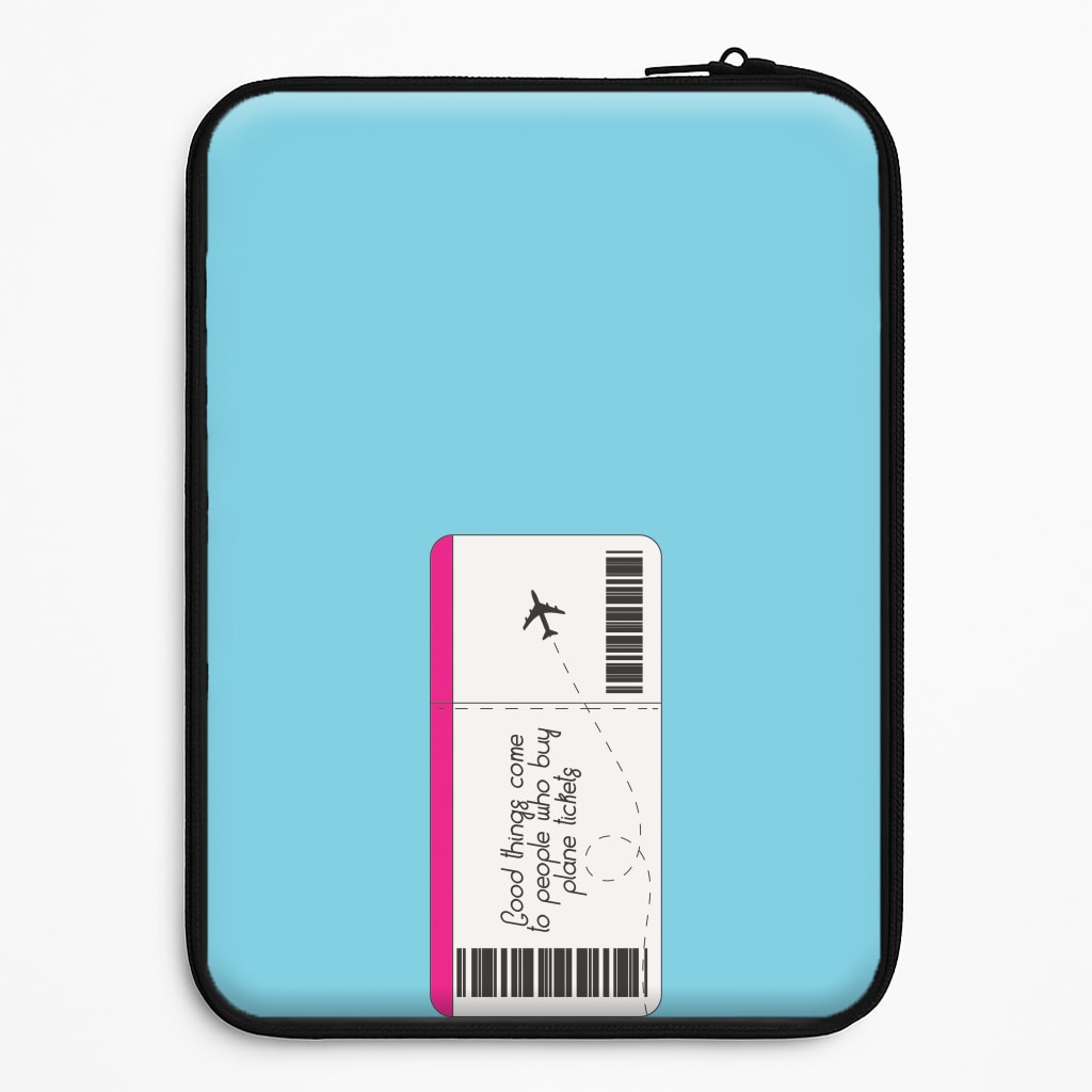 Buy Plane Tickets - Travel Laptop Sleeve