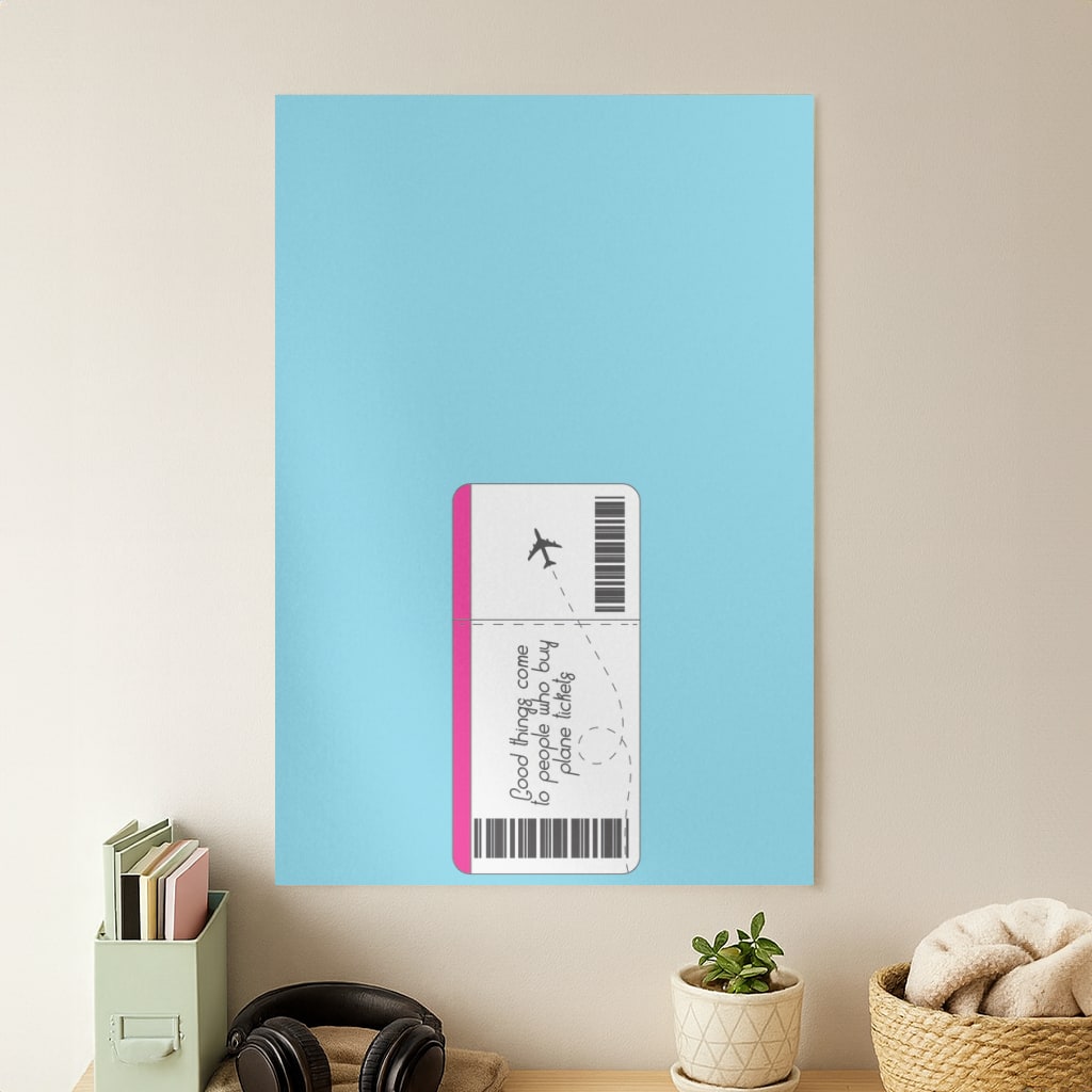 Buy Plane Tickets - Travel Poster
