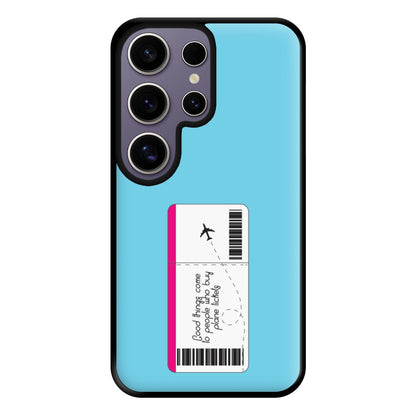 Buy Plane Tickets - Travel Phone Case for Galaxy S25 Ultra