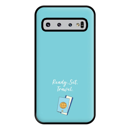 Ready Set Travel - Travel Phone Case for Galaxy S10 Plus