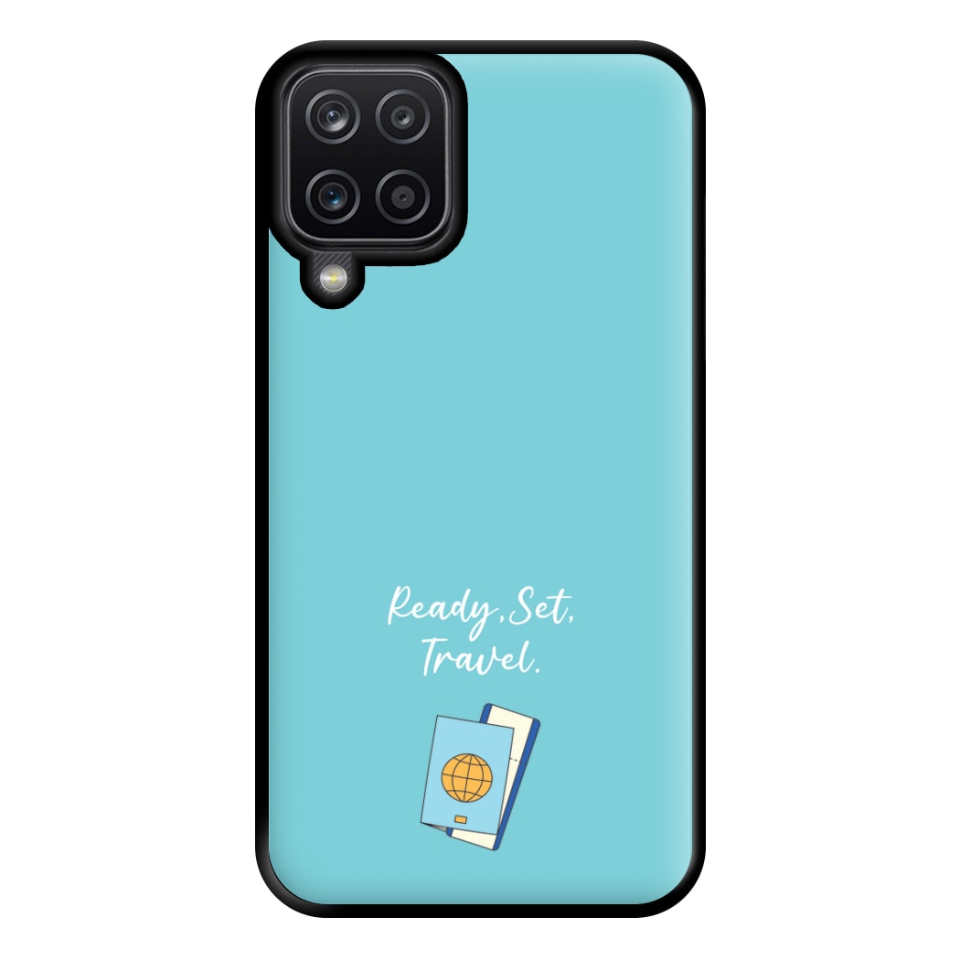 Ready Set Travel - Travel Phone Case for Galaxy A12