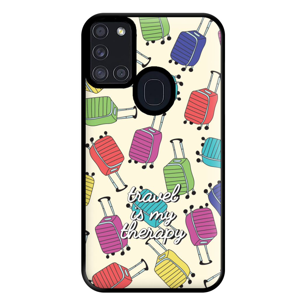 Travel Therapy - Travel Phone Case for Galaxy A21s