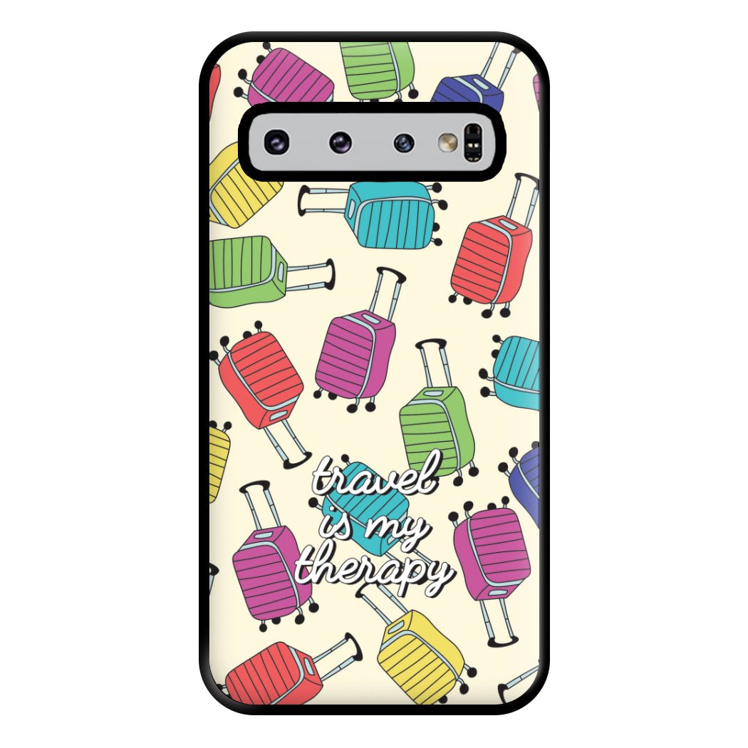 Travel Therapy - Travel Phone Case for Galaxy S10 Plus