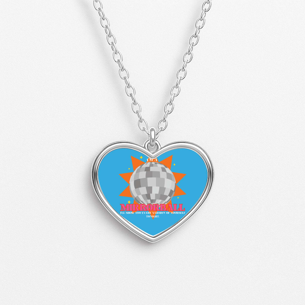 Mirrorball - Taylor Heart Necklace