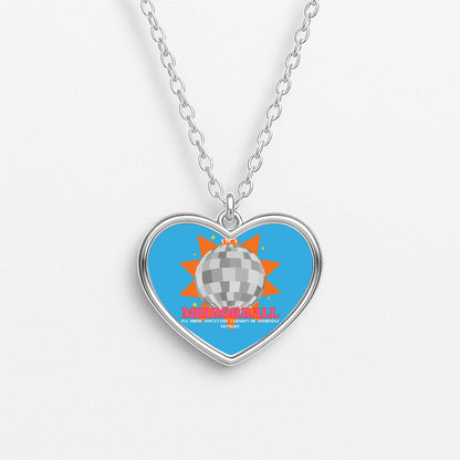 Mirrorball - Taylor Heart Necklace