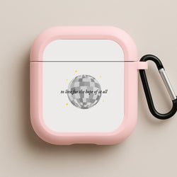 To Live For The Hope Of It All - Taylor Pink AirPods Case