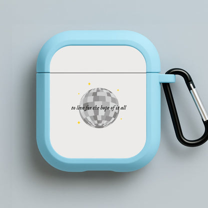 To Live For The Hope Of It All - Taylor Blue AirPods Case