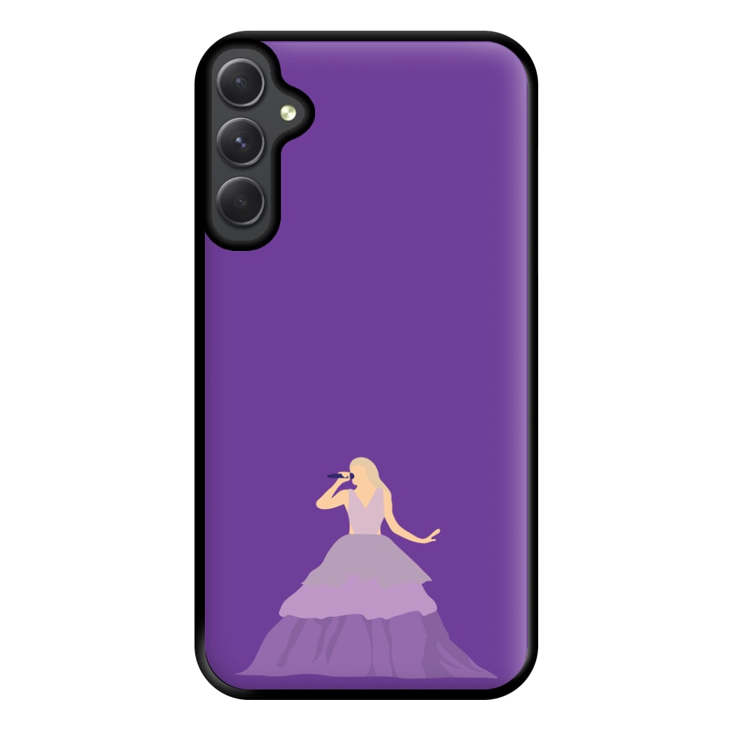 Purple Dress - Taylor Phone Case for Galaxy A34