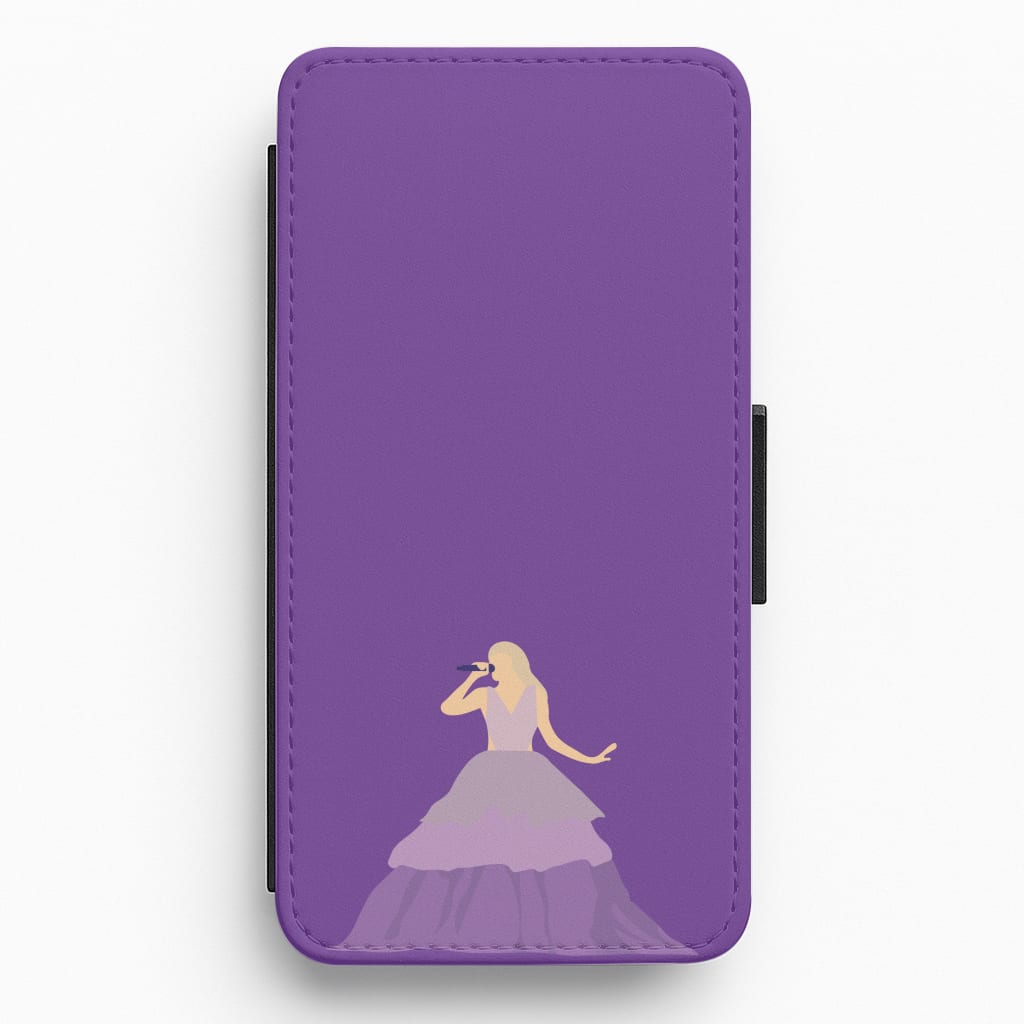 Purple Dress - Taylor Flip / Wallet Phone Case