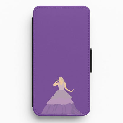 Purple Dress - Taylor Flip / Wallet Phone Case