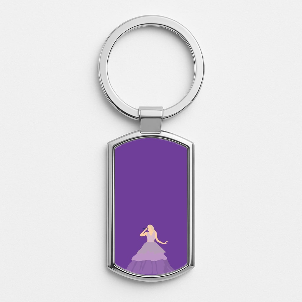 Purple Dress - Taylor Luxury Keyring