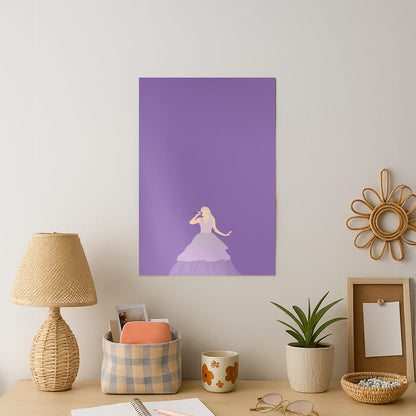 Purple Dress - Taylor Art Print