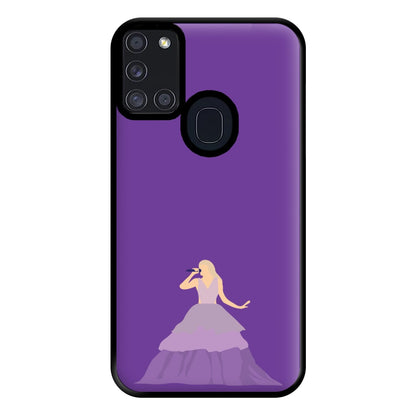 Purple Dress - Taylor Phone Case for Galaxy A21s