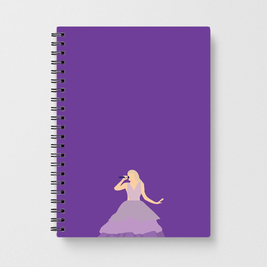 Purple Dress - Taylor Notebook