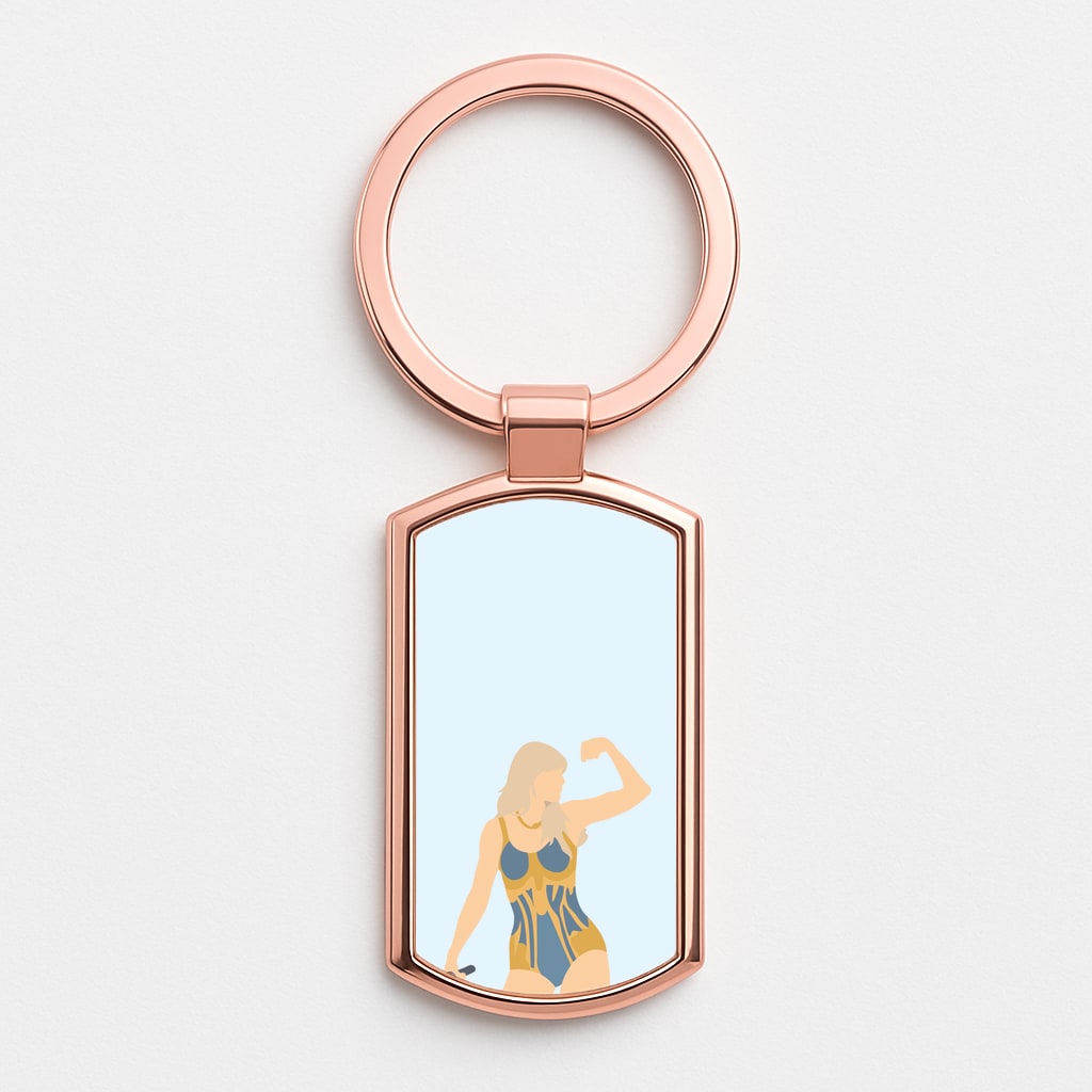 The Man - Taylor Rose Gold Keyring
