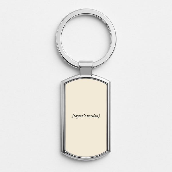 Personalised Taylor's Version Silver Keyring