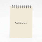 Personalised Taylor's Version Notebook 4