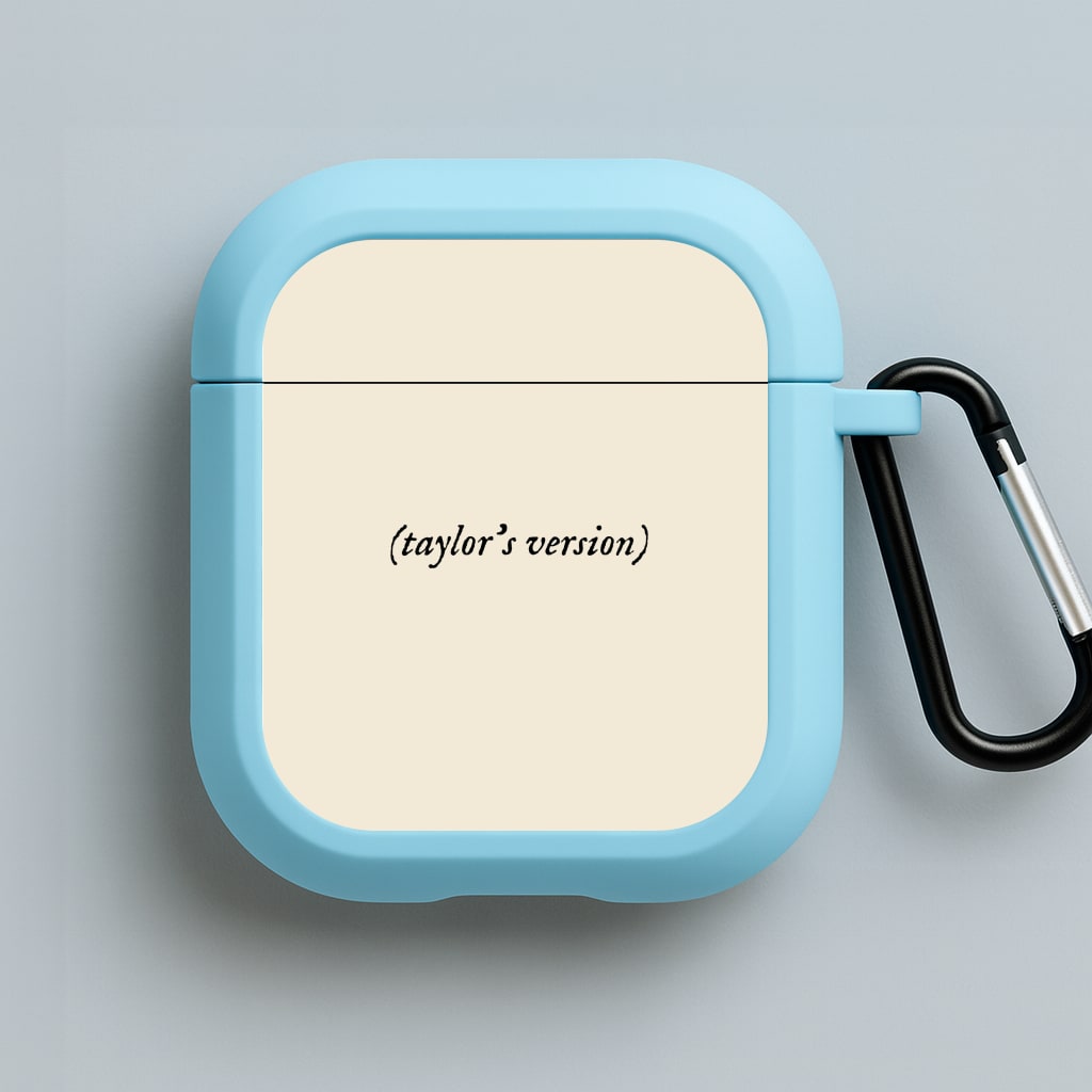 Personalised Taylor's Version Blue AirPods Case