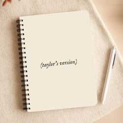 Personalised Taylor's Version Notepad