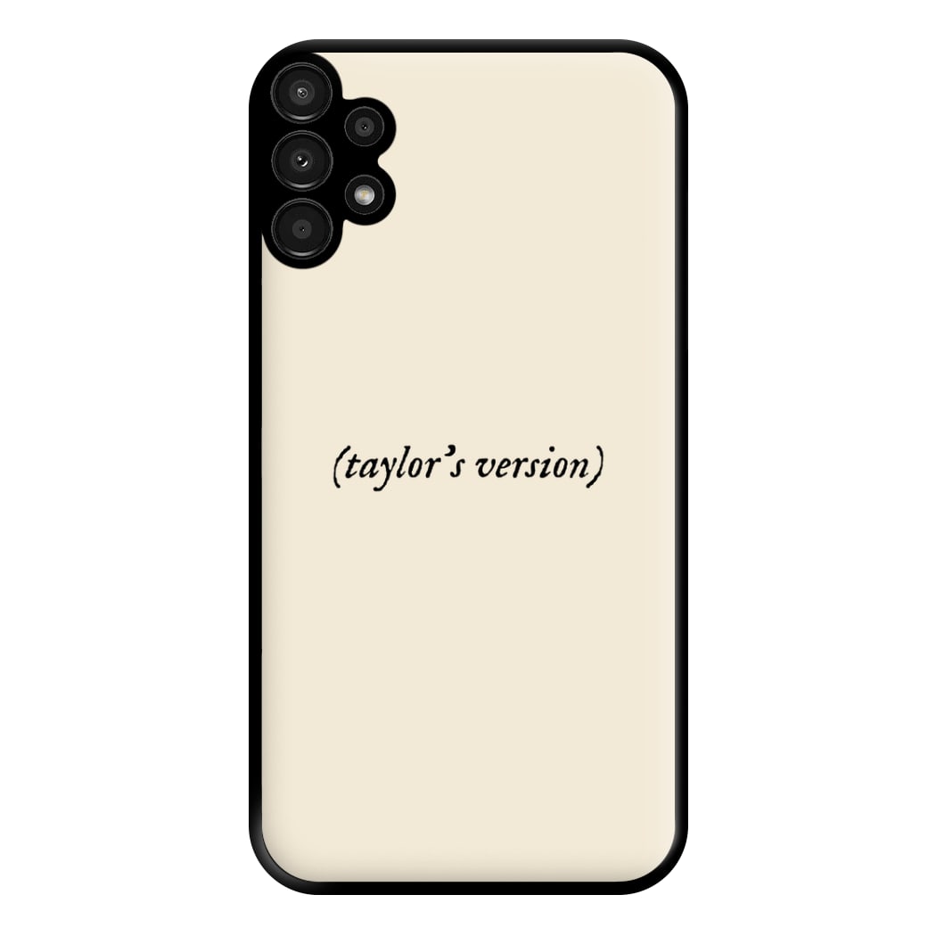 Personalised Taylor's Version Phone Case for Galaxy A13