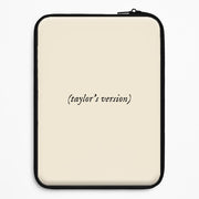 Personalised Taylor's Version Laptop Sleeve 1