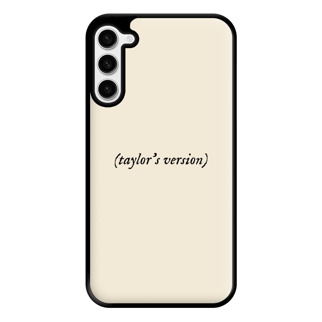 Personalised Taylor's Version Phone Case for Galaxy S23 Plus