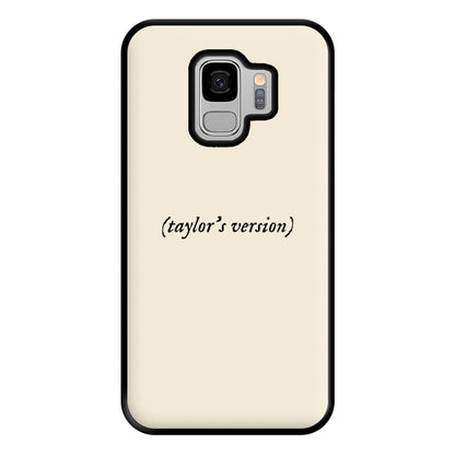 Personalised Taylor's Version Phone Case for Galaxy S9 Plus