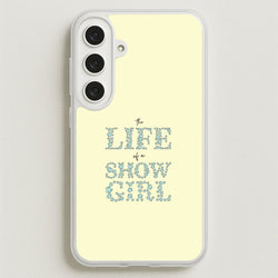TLOAS Bedazzled Writing Phone Case for Galaxy S25FE