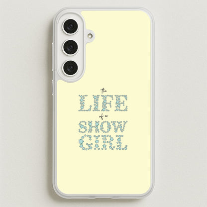 TLOAS Bedazzled Writing Phone Case for Galaxy S25FE