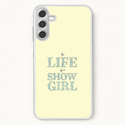 TLOAS Bedazzled Writing Phone Case for Galaxy A57