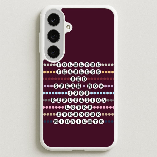 Concert Bracelets Phone Case for Galaxy S25FE