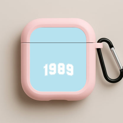 1989 Varsity Pink AirPods Case