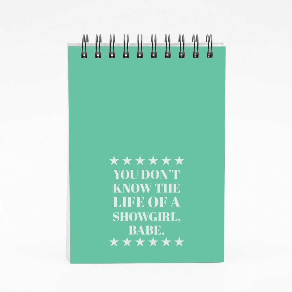 You Don't Know Babe  Notebook