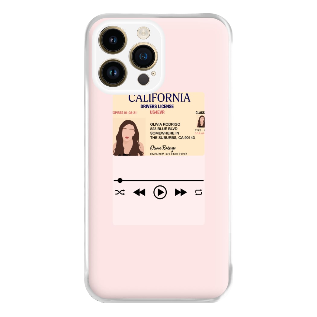 Drivers License - Olivia TikTok Phone Case for iPhone 14 Pro Max