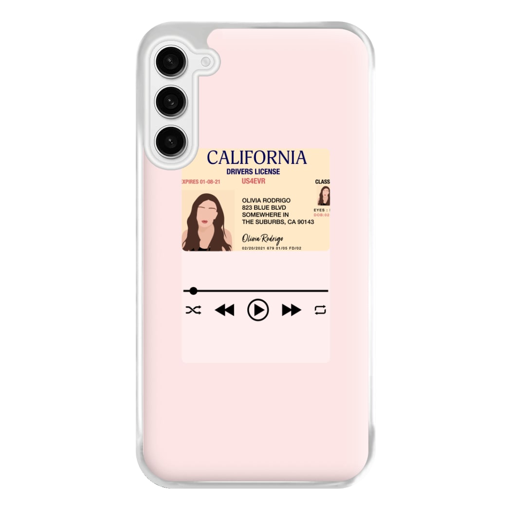 Drivers License - Olivia TikTok Phone Case for Galaxy S23FE