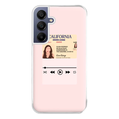 Drivers License - Olivia TikTok Phone Case for Galaxy A16