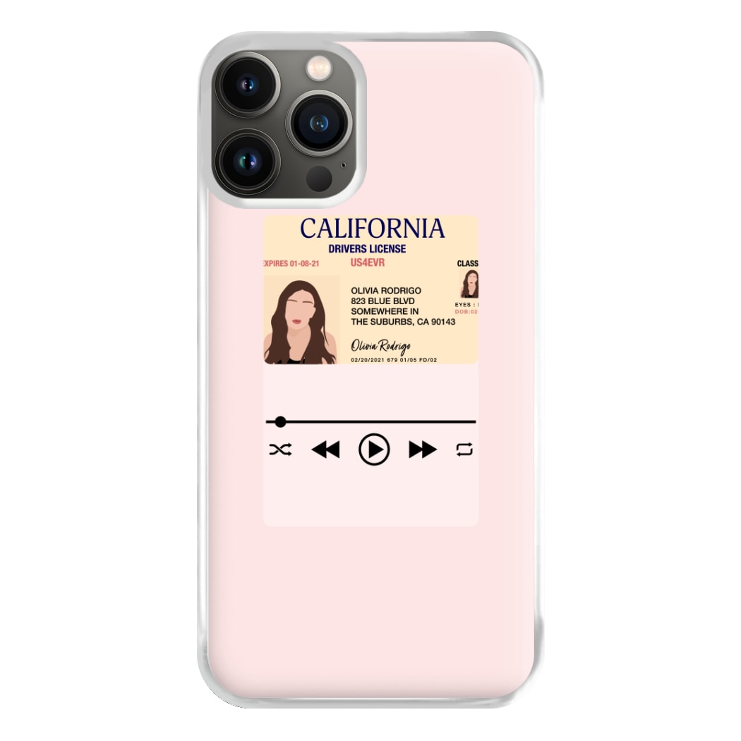 Drivers License - Olivia TikTok Phone Case for iPhone 13 Pro Max