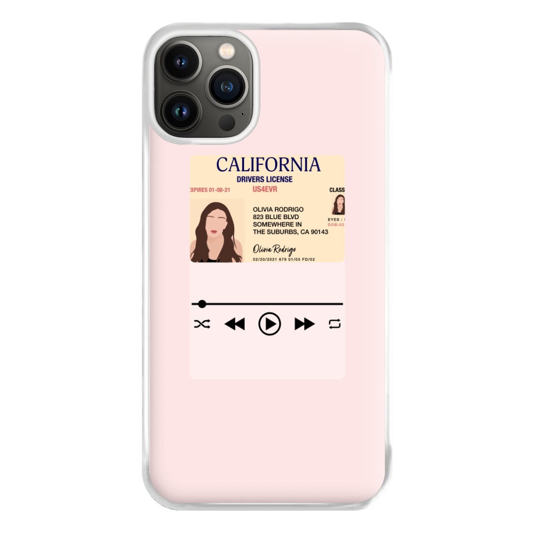 Drivers License - Olivia TikTok Phone Case for iPhone 13