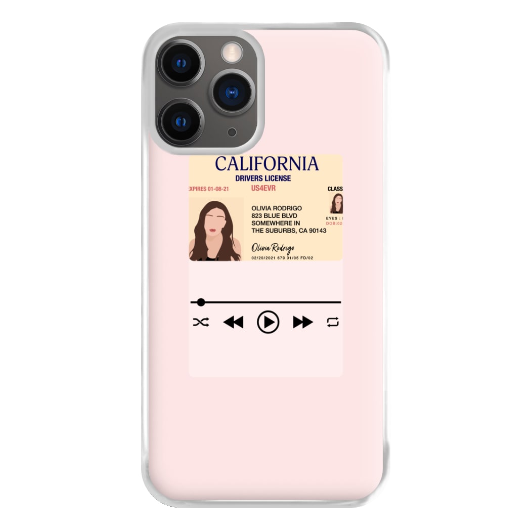 Drivers License - Olivia TikTok Phone Case for iPhone 12 Pro Max