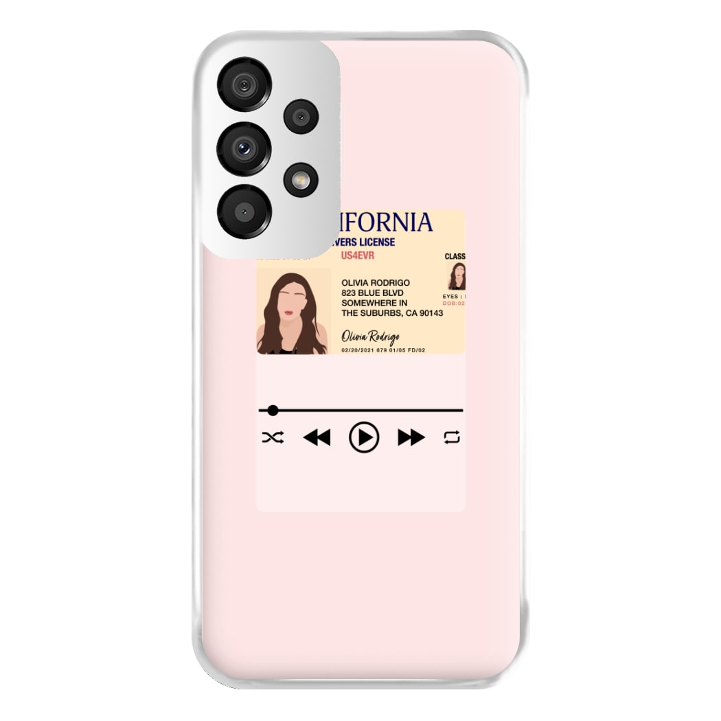 Drivers License - Olivia TikTok Phone Case for Galaxy A33