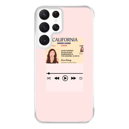 Drivers License - Olivia TikTok Phone Case for Galaxy S22 Ultra