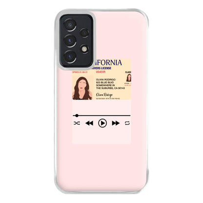 Drivers License - Olivia TikTok Phone Case for Galaxy A52 / A52s