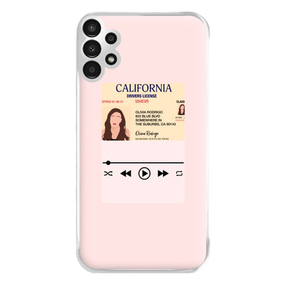 Drivers License - Olivia TikTok Phone Case for Galaxy A13