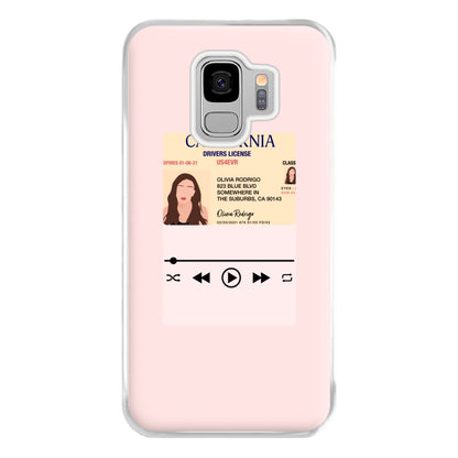 Drivers License - Olivia TikTok Phone Case for Galaxy S9 Plus