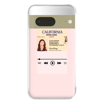 Drivers License - Olivia TikTok Phone Case for Google Pixel 7a