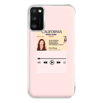 Drivers License - Olivia TikTok Phone Case for Galaxy A41