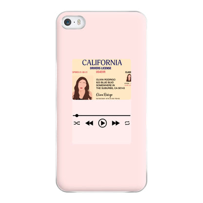 Drivers License - Olivia TikTok Phone Case for iPhone 5 / 5s / SE 2016