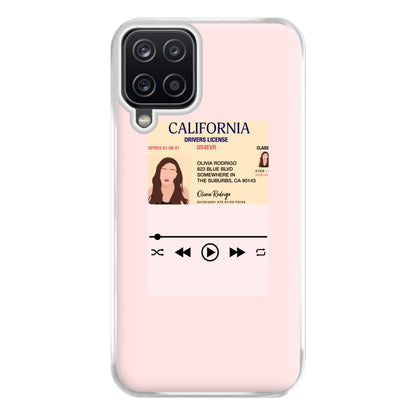 Drivers License - Olivia TikTok Phone Case for Galaxy A12