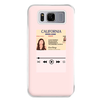 Drivers License - Olivia TikTok Phone Case for Galaxy S8 Plus