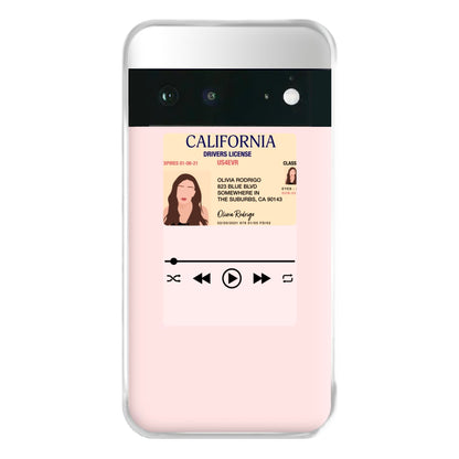 Drivers License - Olivia TikTok Phone Case for Google Pixel 6a